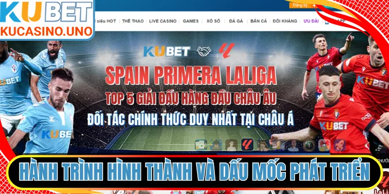 Hành trình hình thành và các dấu mốc phát triển KUBET
